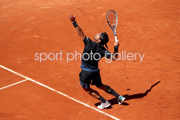 Fabio Fognini Italy French Open Day Three 2019