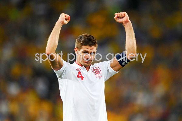 Steven Gerrard England v Ukraine EURO 2012
