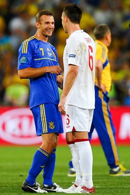 Andriy Shevchenko and John Terry EURO 2012