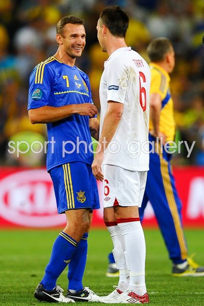 Andriy Shevchenko and John Terry EURO 2012