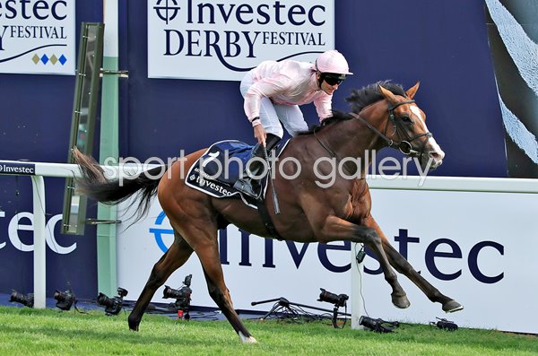 Seamie Heffernan riding Anthony Van Dyck win Epsom Derby 2019