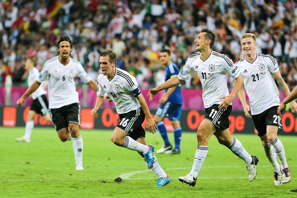 Philipp Lahm Germany v Greece EURO 2012