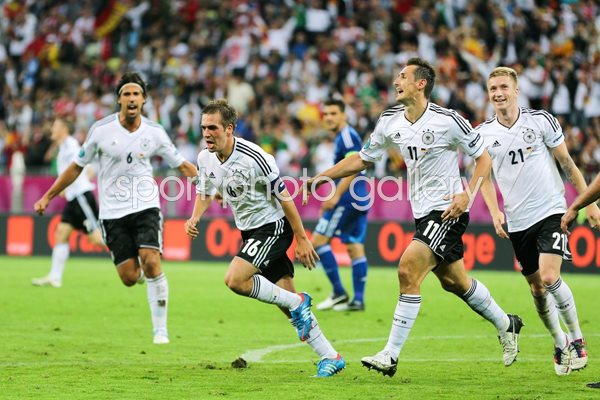 Philipp Lahm Germany v Greece EURO 2012