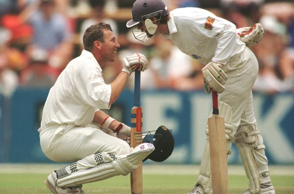Mike Atherton & Jack Russell Test Saving Partnership Johannesburg 1995
