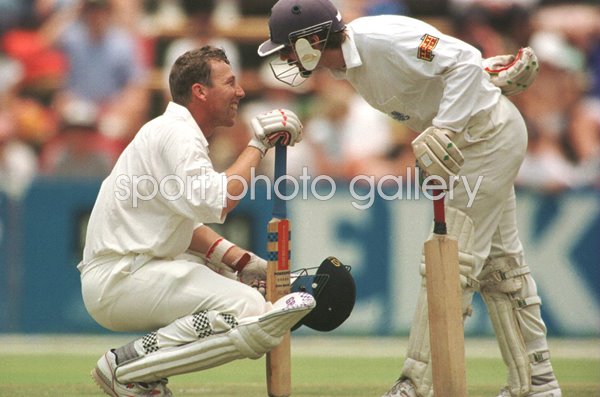 Mike Atherton & Jack Russell Test Saving Partnership Johannesburg 1995
