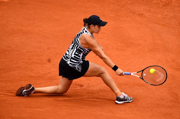 Ashleigh Barty Australia backhand French Open Champion Paris 2019