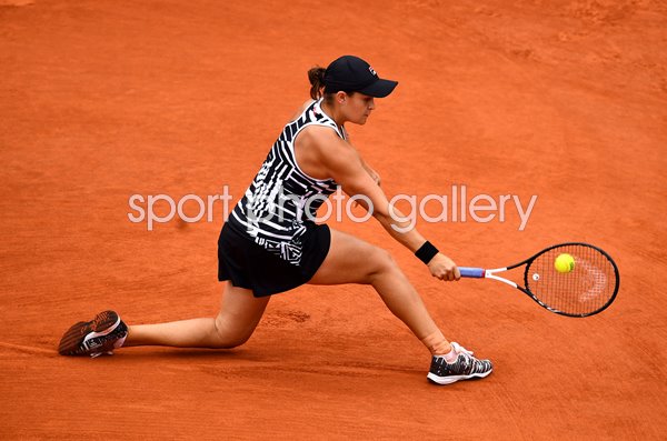 Ashleigh Barty Australia backhand French Open Champion Paris 2019