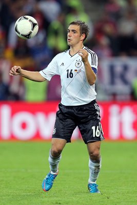 Philipp Lahm Germany v Greece EURO 2012