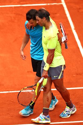 Rafael Nadal Spain & Dominic Thiem Austria French Open Final 2019