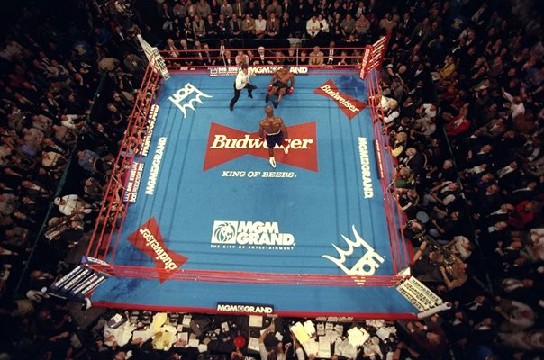 Mike Tyson v Evander Holyfield Overhead Ring View Las Vegas 1996