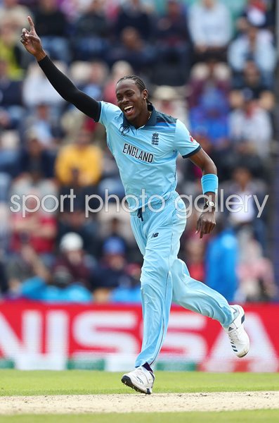 Jofra Archer England wicket v West Indies Southampton World Cup 2019