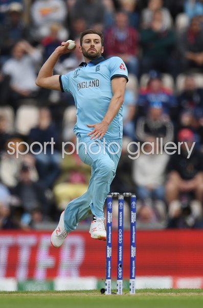 Mark Wood England bowls v West Indies World Cup 2019