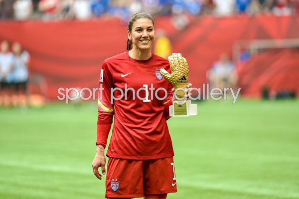 Hope Solo USA Golden Glove winner World Cup 2015