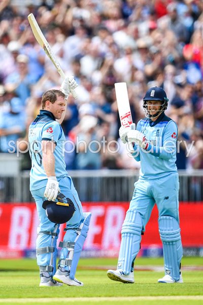 Eoin Moragn England Century v Afghanistan World Cup 2019