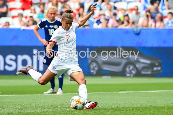 Nikita Parris England goal v Scotland Women's World Cup 2019