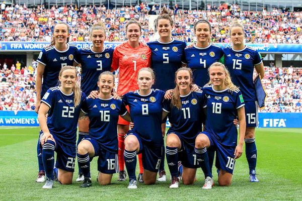 Scotland Team v England Women's World Cup 2019