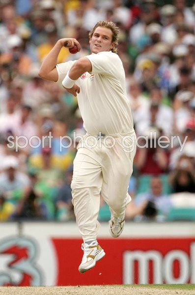 Shane Warne Australia Leg Spinner 5th Ashes Test Sydney 2007