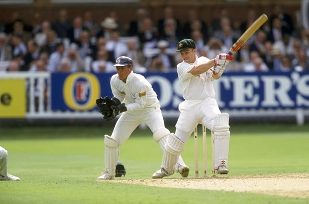 Michael Slater Australia & Alec Stewart Lord's Ashes 1993