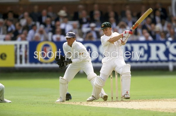 Michael Slater Australia & Alec Stewart Lord's Ashes 1993