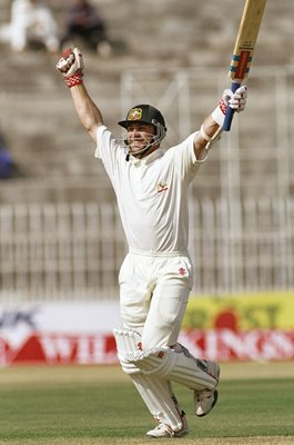 Michael Slater Australia Century v Pakistan Rawalpindi 1994