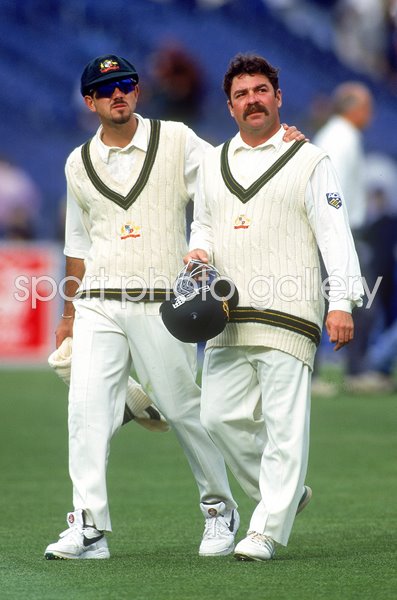 Ricky Ponting & David Boon Australia v Sri Lanka MCG 1995