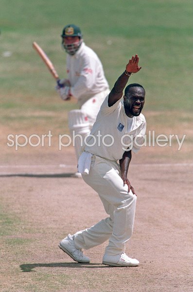 Winston Benjamin West Indies appeals v David Boon 1995
