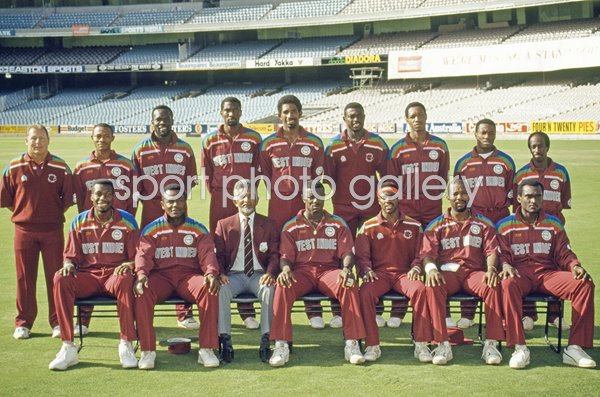 West Indies Team Cricket World Cup Australia 1992