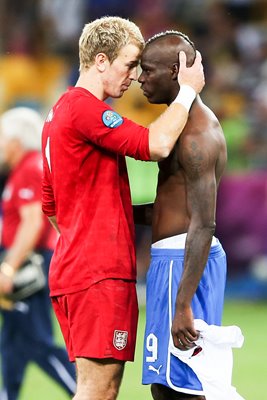 Joe Hart & Mario Balotelli EURO 2012