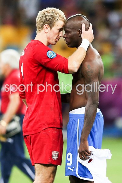 Joe Hart & Mario Balotelli EURO 2012