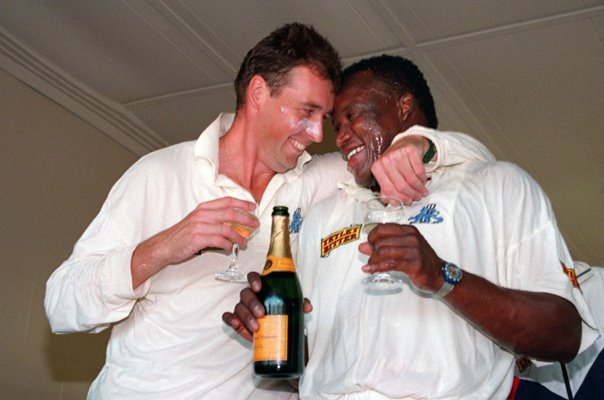 Devon Malcolm & Angus Fraser England beat Australia 1995
