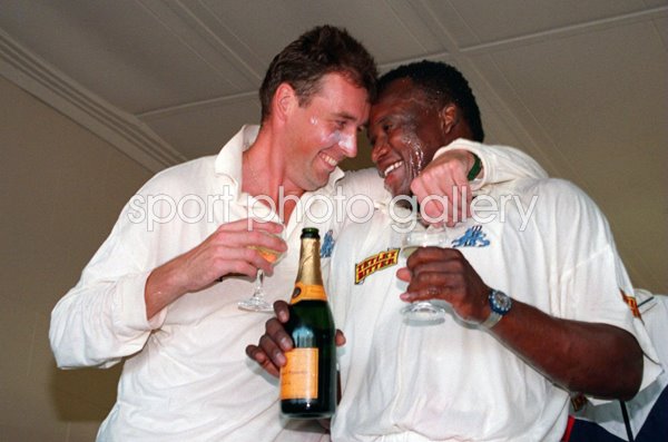 Devon Malcolm & Angus Fraser England beat Australia 1995