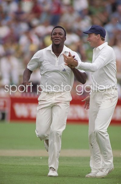 Devon Malcolm & Mike Atherton England Ashes Tour 1990