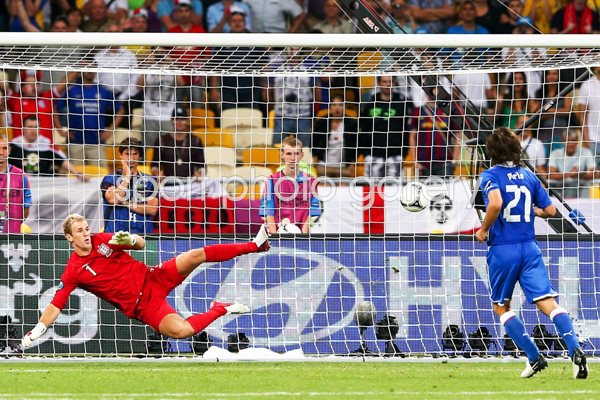 Andrea Pirlo Italy penalty chip EURO 2012 