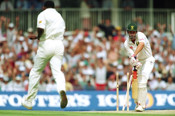 Hansie Cronje South Africa bowled by Devon Malcolm England 1994