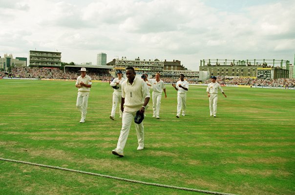 Devon Malcolm England bowler 9 for 57 v South Africa Oval 1994