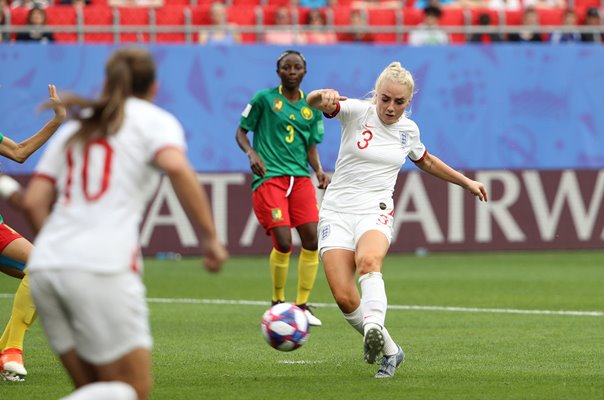 Alex Greenwood England scores v Cameroon World Cup 2019