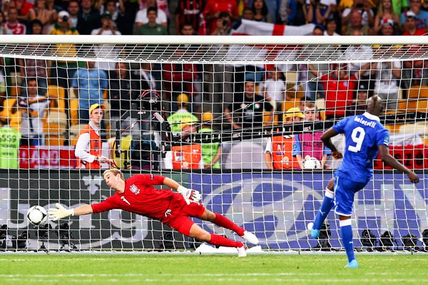 Joe Hart & Mario Balotelli EURO 2012