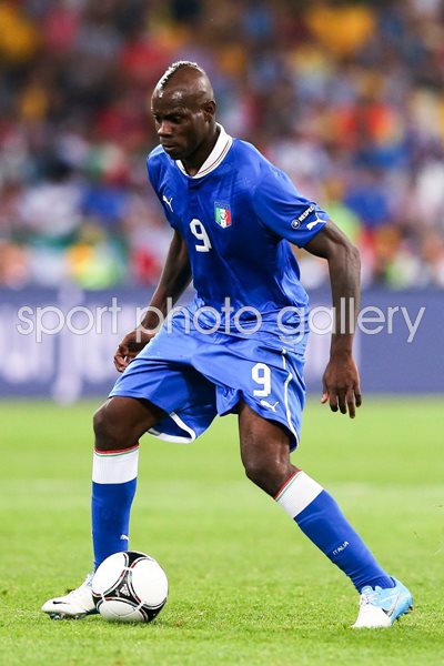 Mario Balotelli Italy v England EURO 2012