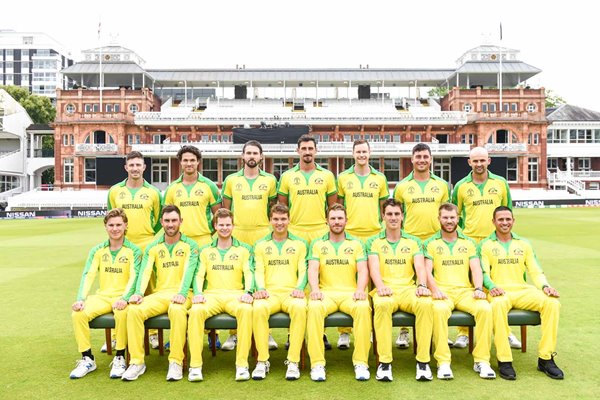 Australia World Cup Squad Lord's London 2019
