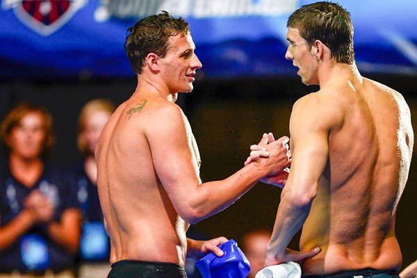 Michael Phelps & Ryan Lochte US Trials 2012