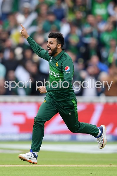 Shadab Khan Pakistan v New Zealand Edgbaston World Cup 2019