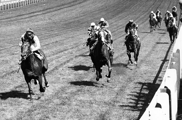 Lester Piggott on Nijinsky wins 1970 Epsom Derby