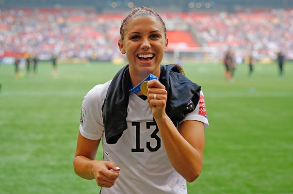 Alex Morgan USA World Football Champions Vancouver 2015