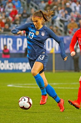 Alex Morgan USA v England SheBelieves Cup Nashville 2019