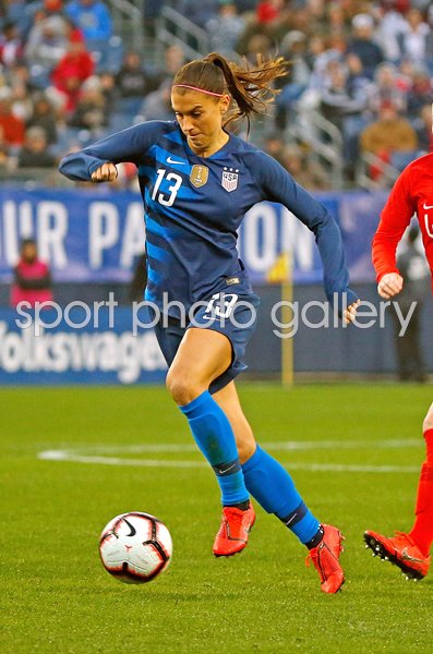 Alex Morgan USA v England SheBelieves Cup Nashville 2019