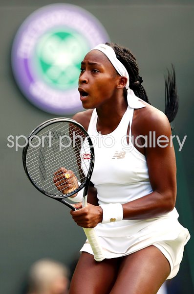 Cori Gauff USA v Venus Williams Wimbledon Tennis 2019