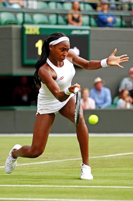 Cori Gauff USA v Venus Williams USA Wimbledon 2019