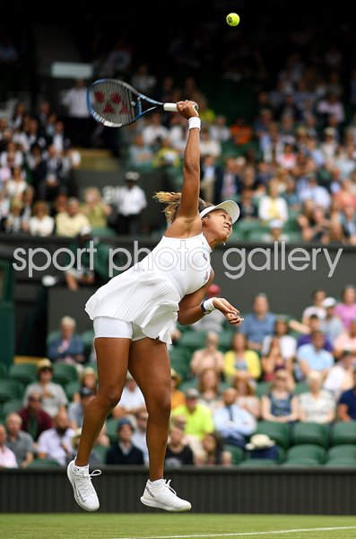 Naomi Osaka Japan Serve Wimbledon 2019