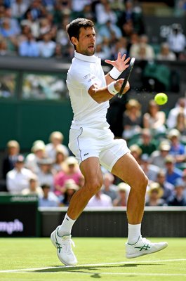 Novak Djokovic Serbia Centre Court Wimbledon 2019
