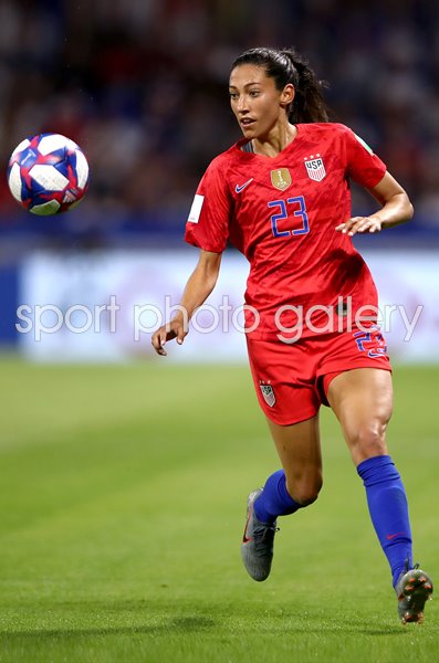 Christen Press USA v England World Cup Semi Final 2019
